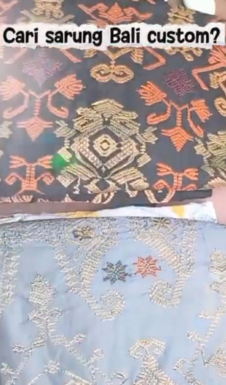 <p>Sedang mencari Sarung Bali Custom? Kini kamu bi